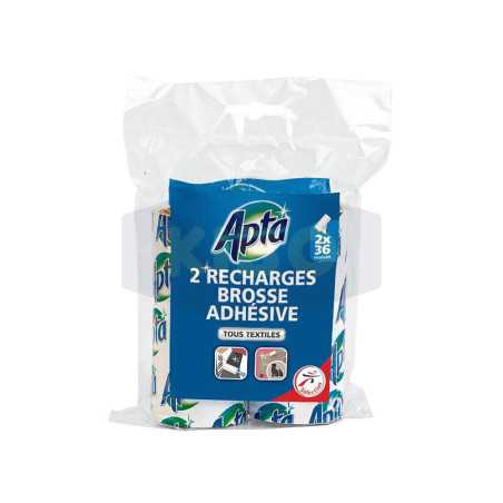 Recharges brosse adhésive 2x36 feuilles