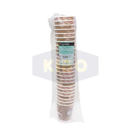 25Gobelets double paroi blanc 20cl