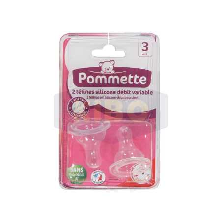 2 Tétines en silicone 3 vitesses