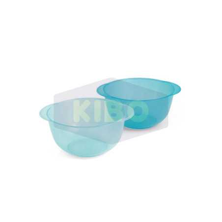 Lot de 2 bols vert aquatique
