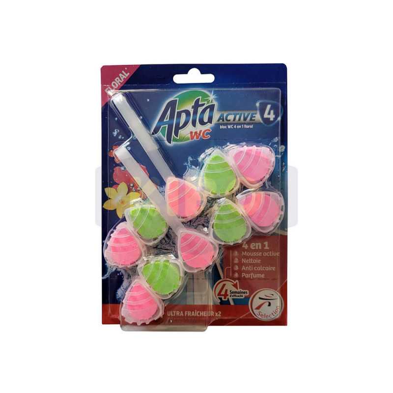 Bloc WC 4 en 1 floral 2 blocs 55g