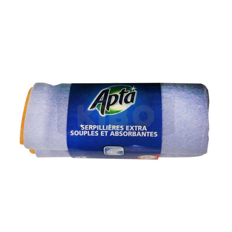 10 serpillères gaufrées grises 100 x 55 cm découpables - Serpillières