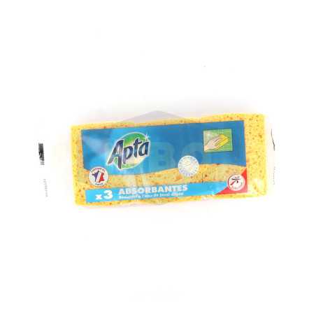 Eponges absorbantes petits modèles x3