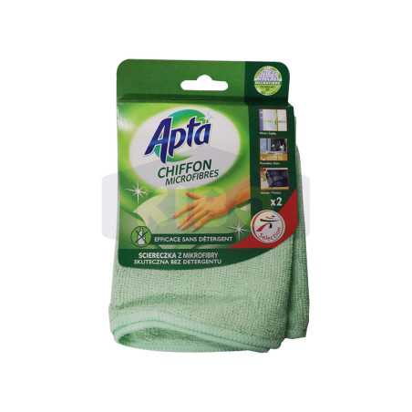 Chiffon microfibres multi-surfaces lot de  2