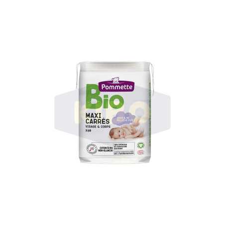 Coton bébé maxi carré bio x60 pièces