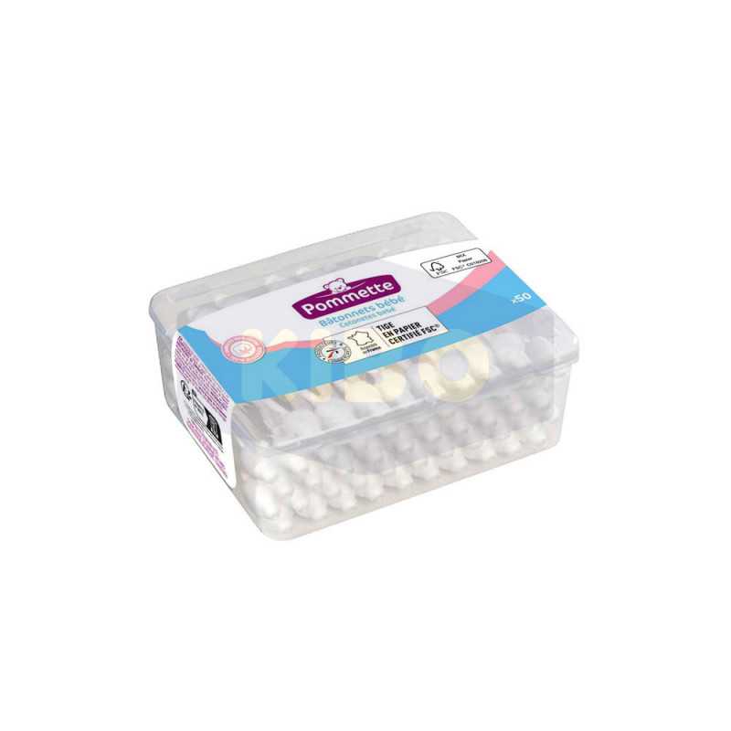 Coton tige bébé bio x50 pièces