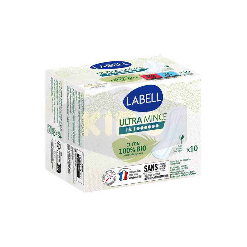 Serviette hygiénique ultra nuit avec ailette boite de 10