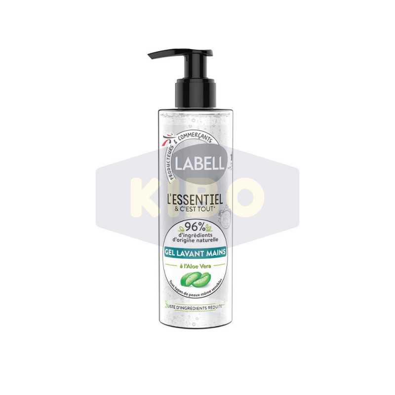 Gel lavant main à l'extrait d'aloe vera 250ml