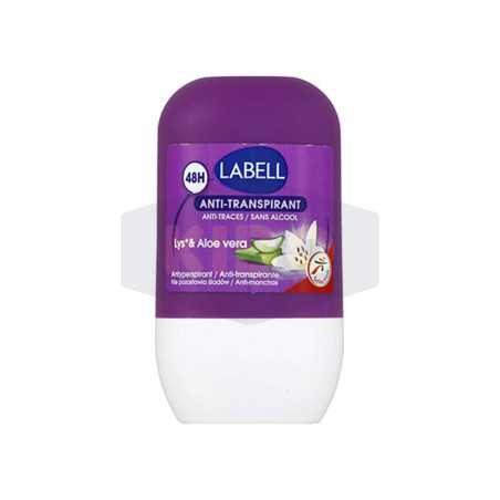 Déodorant anti-transpirant 48h roll on femme lys et aloe vera 50ml