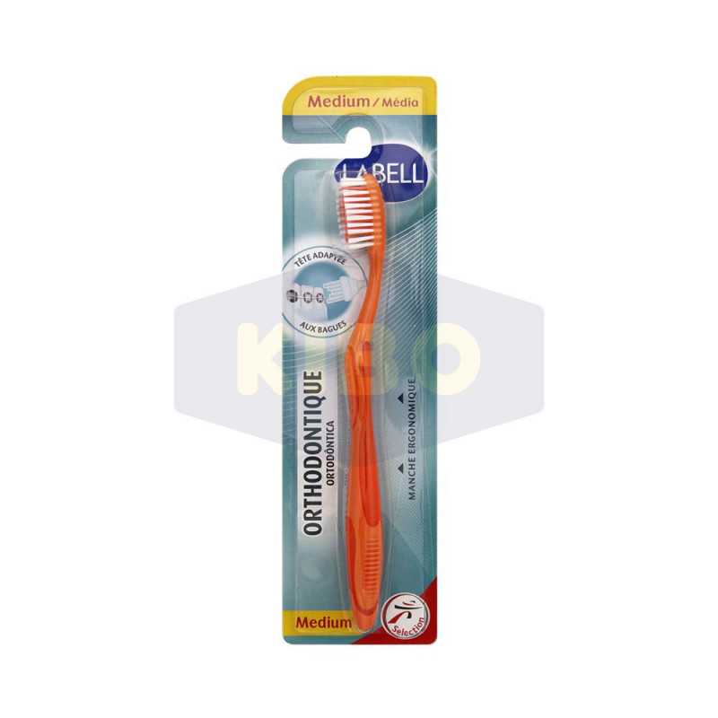 Brosse à dents orthodontiques médium