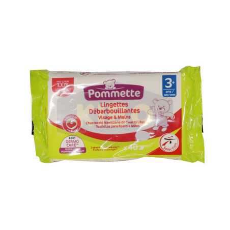 Lingettes bébé débarbouillantes visage et mains 40 feuilles