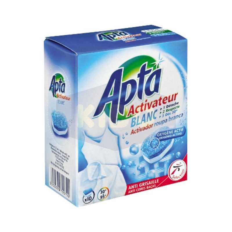 Activateur de lavage blanc et anti-grisaille 10 tablettes 200g