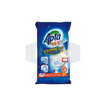 Lingettes désinfectants WC x30 pièces