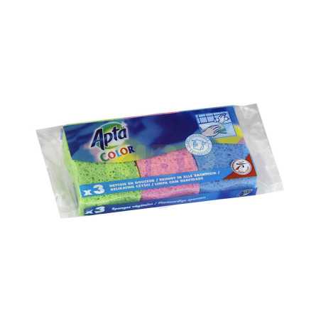 3 Éponges absorbantes colorées