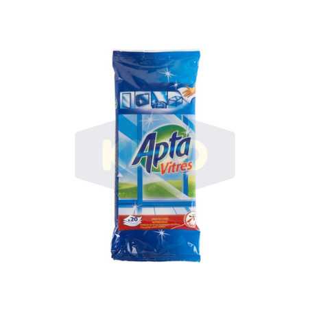 Lingettes vitres x20