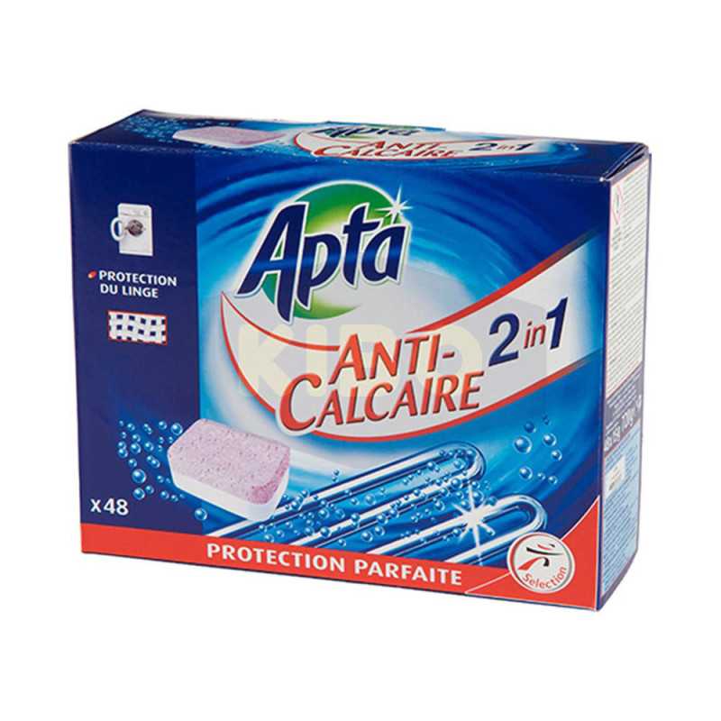 Tablettes anti-calcaire 2/1 48 pièces