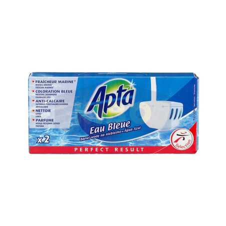 Bloc cuvette eau bleue 2x40g
