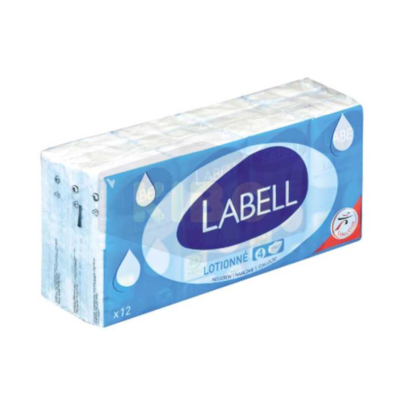Mouchoir  lotionné 4 plis 12 étuis