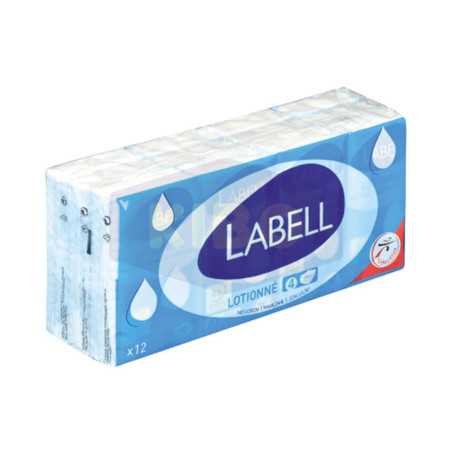 Mouchoir  lotionné 4 plis 12 étuis