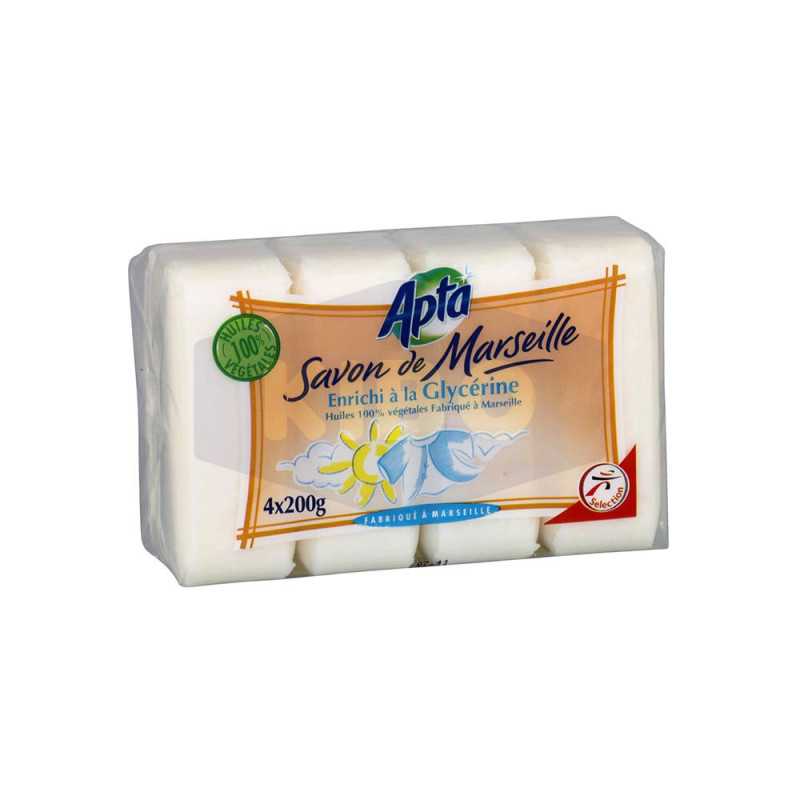 Savons de Marseille à la glycérine 4x200g
