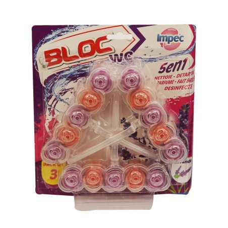 Bloc wc 5 en 1 parfum lavande