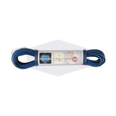 Corde à linge bleu 20 mètres