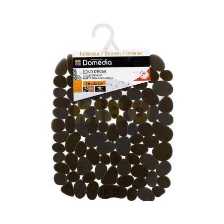 Tapis d'evier stone en caoutchouc 29x31cm