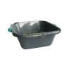 Cuvette carrée grise 8L
