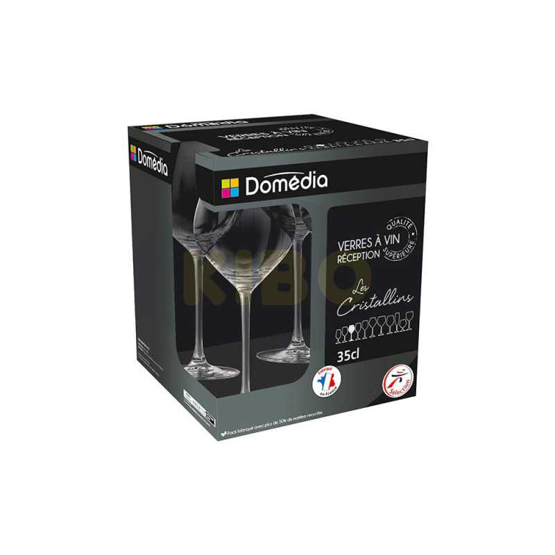4 Verres à pied réception 35cl