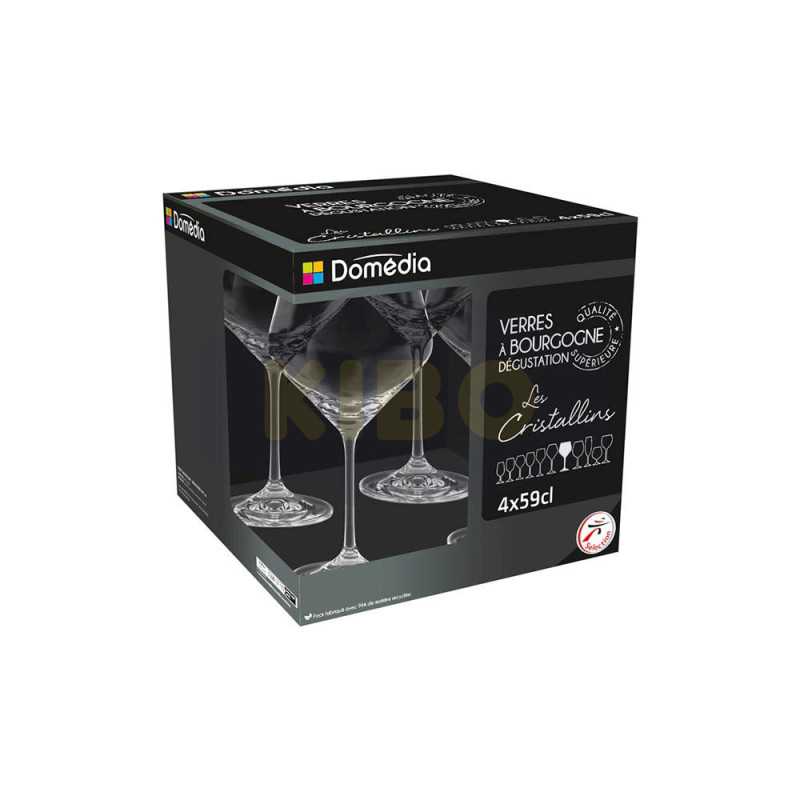 4 Verres à bougogne dégustation 59cl