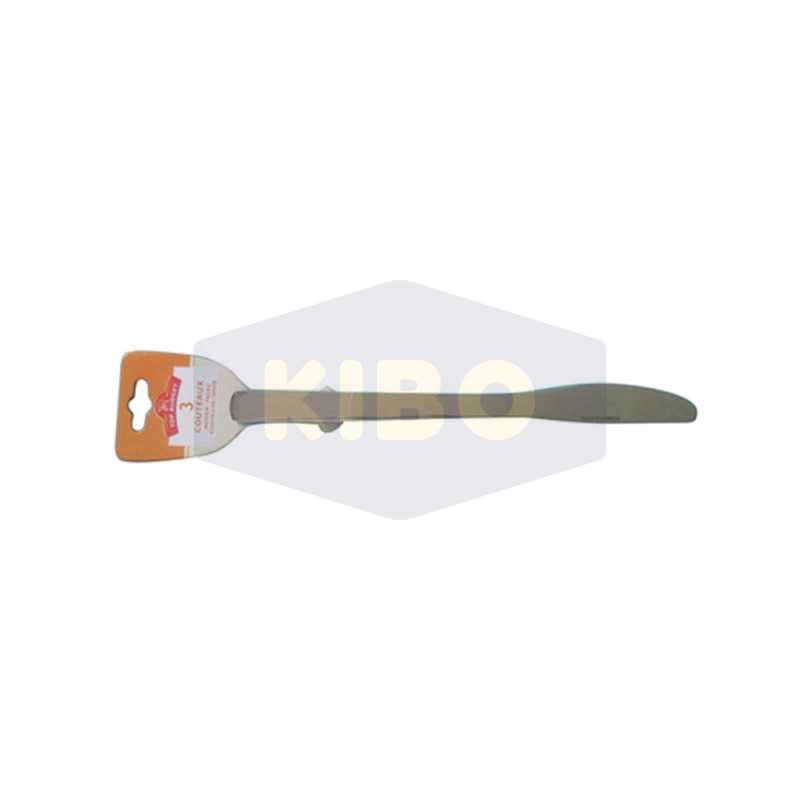 3 Couteaux en inox
