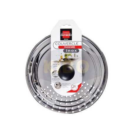 Couvercle Passoire Inox multidiamètre 16/18/20cm