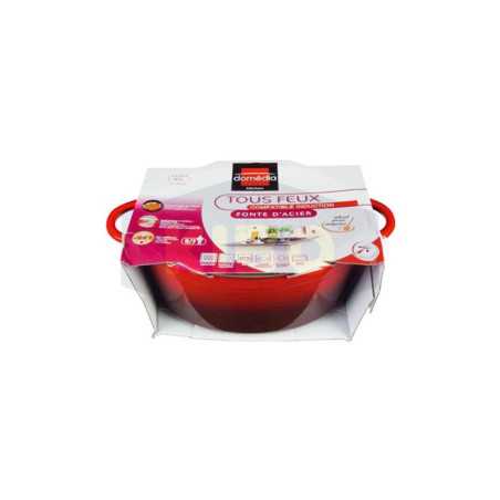 Cocotte ovale tous feux rouge 6