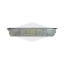 Plat rectangulaire en verre 32x19cm