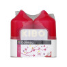 2 Bougies déco parme non parfumées  48x95mm