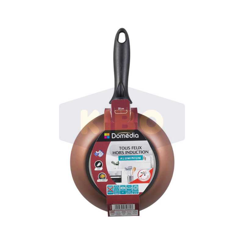 Poêle aluminium tous feux hors induction  Ø20cm