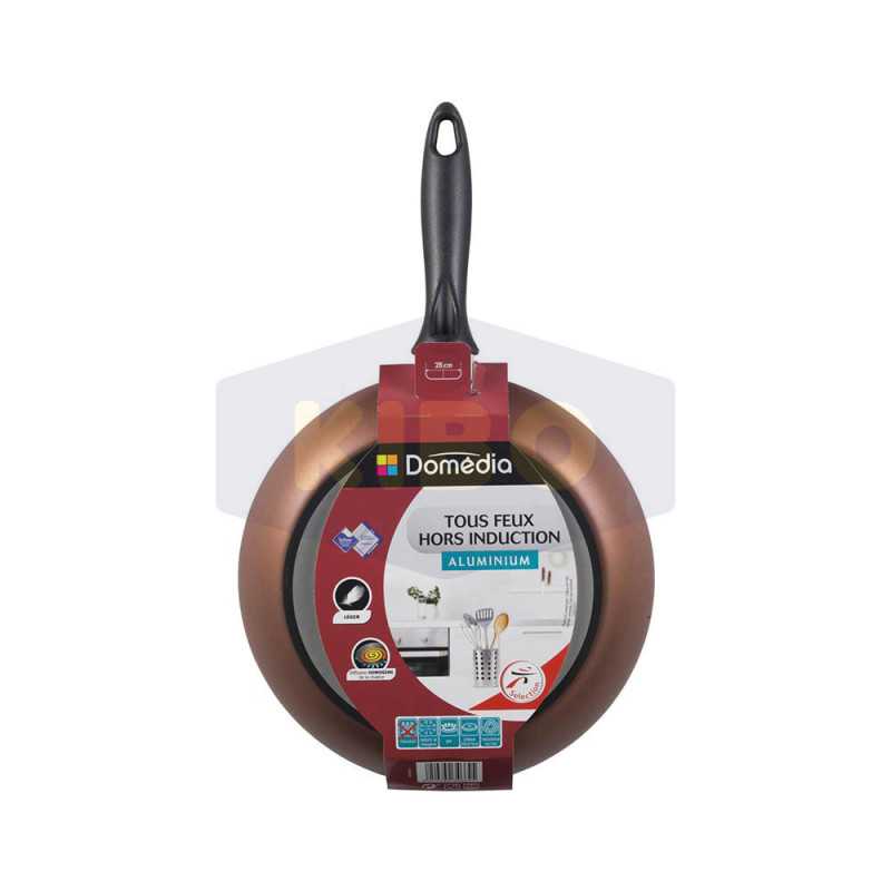 Poêle aluminium tous feux hors induction  Ø28cm