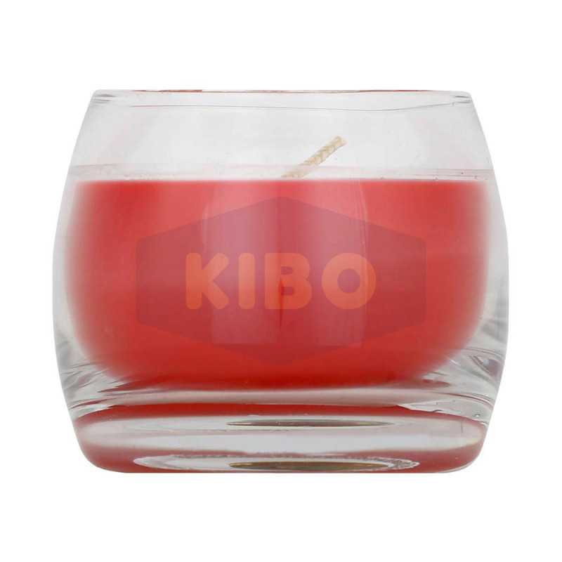 Bougie parfumée grenade  en verre droit