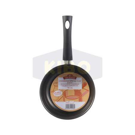 Casserole en aluminium tous feux sauf induction Ø16cm