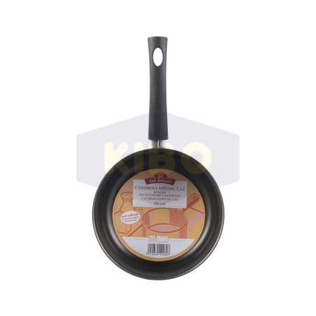 Casserole en aluminium tous feux sauf induction Ø20cm