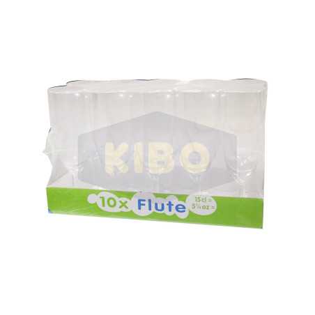 10 verres flutes 15cl