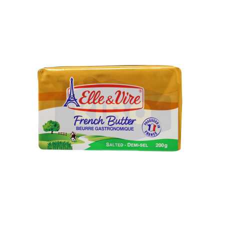 Beurre gastronomique demi-sel 80% 200g