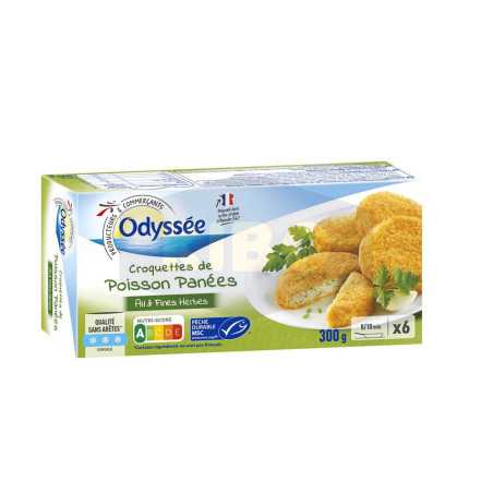 Croquettes de poisson panées ail et fines herbes 300g