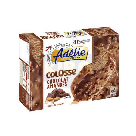 Esquimaux Colosse chocolat amandes 4 bâtonnets 346g