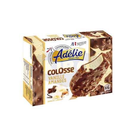 Esquimaux Colosse vanille amandes 4 bâtonnets 322g