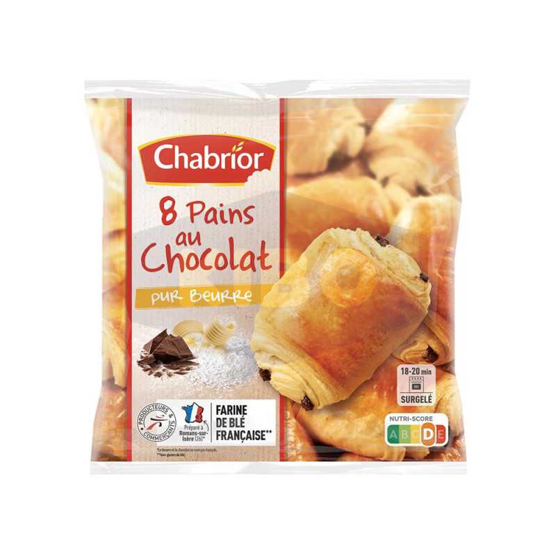 8 Pains au chocolat pur beurre 600g