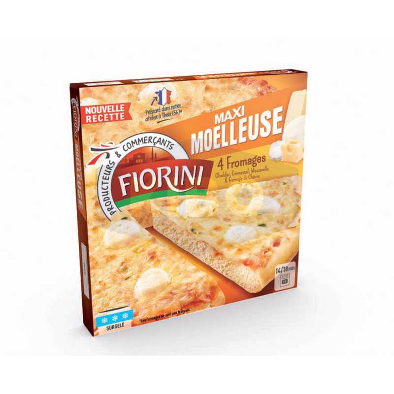 Pizza 4 fromages maxi moelleuse 600g