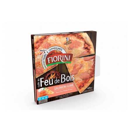 Pizza cuite au feu de bois saumon fumé 420g