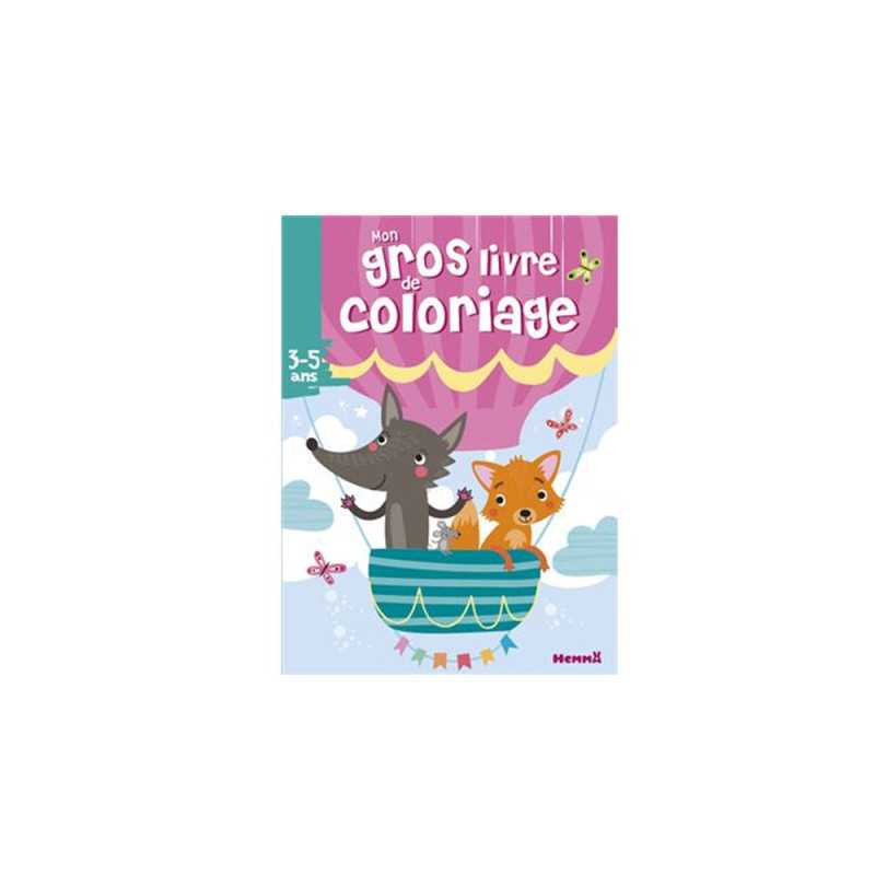 Mon Gros Livre De Coloriage (Renard Et Loup)