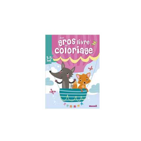 Mon Gros Livre De Coloriage (Renard Et Loup)